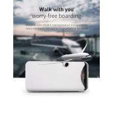 УМБ Baseus Gentleman 10000mAh 2.1А с LED дисплеем Белый