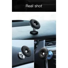 Автотримач для телефону магнітний Baseus Star Ring Magnetic Car Bracket Сріблястий