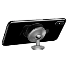 Автотримач для телефону магнітний Baseus Star Ring Magnetic Car Bracket Сріблястий
