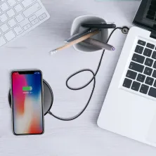 Бездротовий зарядний пристрій Baseus Donut Wireless Charger з технологією Qi 10W Чорний
