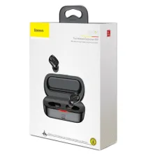 Беспроводные TWS Bluetooth наушники Baseus Encok W01 Черный