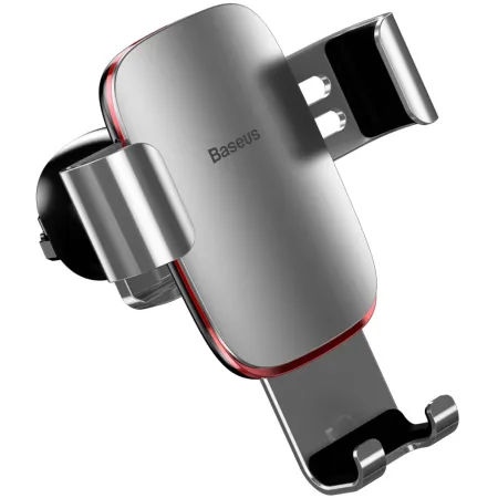 Автотримач для телефону Baseus Metal Age Gravity в повітропровід Сріблястий