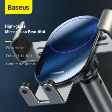 Автотримач для телефону Baseus Simplism Gravity на торпедо Сріблястий