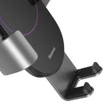 Автотримач для телефону Baseus Simplism Gravity на торпедо Сріблястий