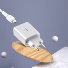 Сетевое зарядное устройство Baseus Speed Mini QC Single PD3.0 18W Type-C 3A Белый