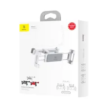 Автотримач на підголівник Baseus Back Seat Car Mount для телефону або планшета Білий