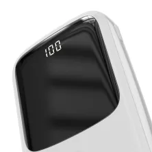 УМБ Baseus Q Pow 10000mAh 15W 3A з технологією QC3.0 + PD3.0 і Type-C кабелем Білий