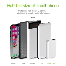 УМБ Baseus Mini S Digital Display 10000mAh 15W з технологією PD Білий