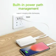 УМБ Baseus Mini S Digital Display 10000mAh 15W з технологією PD Білий