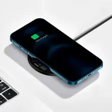 Бездротовий зарядний пристрій Baseus Simple Magnetic з технологією Qi 15W 2A Прозорий