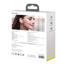 Бездротові Bluetooth навушники Baseus Encok TWS WM01 Plus з дисплеєм Рожевий