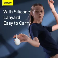Беспроводные Bluetooth наушники Baseus Encok TWS W05 с функцией беспроводной зарядки Qi Белый