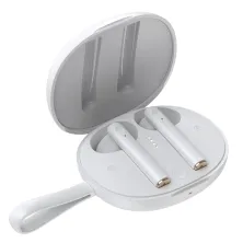 Беспроводные Bluetooth наушники Baseus Encok TWS W05 с функцией беспроводной зарядки Qi Белый