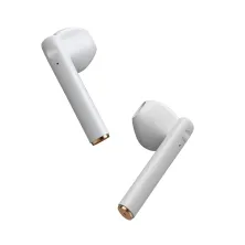 Беспроводные Bluetooth наушники Baseus Encok TWS W05 с функцией беспроводной зарядки Qi Белый