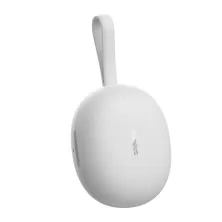 Беспроводные Bluetooth наушники Baseus Encok TWS W05 с функцией беспроводной зарядки Qi Белый