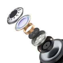 Беспроводные Bluetooth наушники Baseus Encok TWS W05 с функцией беспроводной зарядки Qi Белый