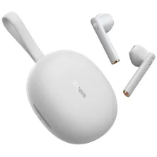 Бездротові Bluetooth навушники Baseus Encok TWS W05 з функцією бездротової зарядки Qi Білий