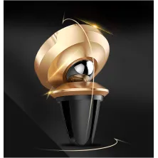 Автотримач для телефону магнітний Baseus Small Ears в повітропровід Золотистий