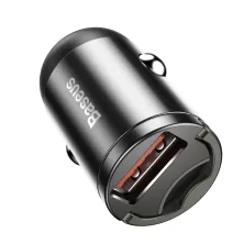 Автомобільний зарядний пристрій Baseus Tiny Star Mini QC 3.0 30W USB 5A Сірий