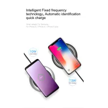 Бездротовий зарядний пристрій Baseus Whirlwind Desktop Wireless Charger з технологією Qi 10W Чорний