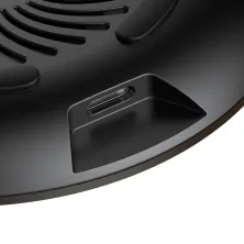 Бездротовий зарядний пристрій Baseus Whirlwind Desktop Wireless Charger з технологією Qi 10W Чорний