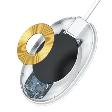 Бездротовий зарядний пристрій Baseus Jelly з технологією Qi 15W 2A MAX Білий