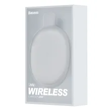 Бездротовий зарядний пристрій Baseus Jelly з технологією Qi 15W 2A MAX Білий