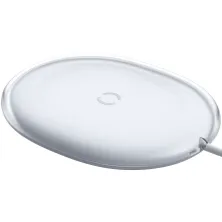Бездротовий зарядний пристрій Baseus Jelly з технологією Qi 15W 2A MAX Білий