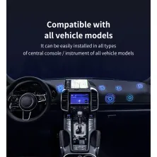 Автотримач для телефону магнітний Baseus Star Ring Magnetic Car Bracket Чорний