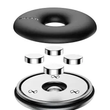 Автотримач для телефону магнітний Baseus Star Ring Magnetic Car Bracket Чорний