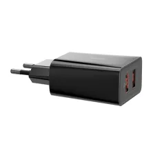 Сетевое зарядное устройство Baseus Speed Mini QC Dual U QC3.0 18W 2USB 3A Черный