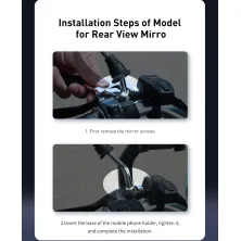 Мото-вело тримач для смартфона Baseus Knight Motorcycle Holder Чорний