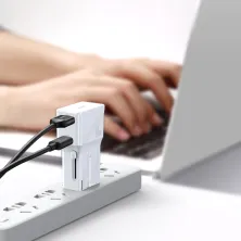 Мережевий зарядний пристрій Baseus Universal Conversion PPS QC3.0 + PD3.0 18W USB + Type-C 3A Універсальне Білий
