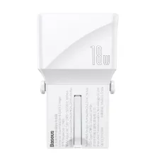 Мережевий зарядний пристрій Baseus Universal Conversion PPS QC3.0 + PD3.0 18W USB + Type-C 3A Універсальне Білий