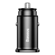 Автомобильное зарядное устройство Baseus Square Metal QC 3.0 30W 2USB 5A Черный