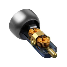 Автомобільний зарядний пристрій Baseus Particular Digital QC 4.0 + PD3.0 PPS 65W USB + Type-C 5A Сірий