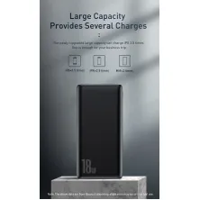 УМБ Baseus Bipow 10000mAh 18W з технологією QC3.0 + PD3.0 Чорний