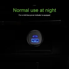 Автомобильное зарядное устройство Baseus Square Metal QC 4.0+PD3.0 30W USB + Type-C 5A Черный