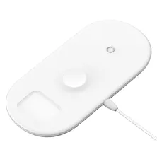 Бездротовий зарядний пристрій Baseus Smart 3in1 For Phone + Watch + Pods (18W MAX) Білий