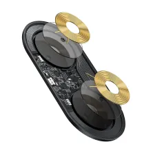 Бездротовий зарядний пристрій Baseus Simple 2in1 For Phone + Pods з технологією Qi 18W MAX Прозорий