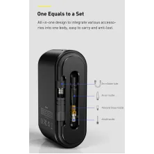 Компресор універсальний Baseus Dynamic Eye Inflator Pump акумуляторний 4000mAh 45W Чорний