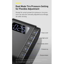 Компресор універсальний Baseus Dynamic Eye Inflator Pump акумуляторний 4000mAh 45W Чорний