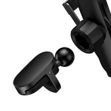 Автотримач для телефону Baseus Penguin Gravity в повітропровід Сріблястий