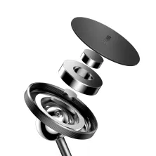 Автотримач для телефону магнітний Baseus Little Sun Magnetic на торпедо Чорний