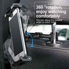 Автотримач на підголівник Baseus Back Seat Car Mount для телефону або планшета Чорний