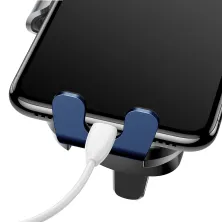 Автотримач для телефону Baseus Smart Car Mount Cell Phone в повітропровід автоматичний Синій