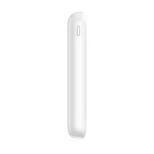 УМБ Baseus Mini S 1in2 Bracket 10000mAh 18W QC3.0 PD з Бездротовий зарядкою Qi 10W Білий