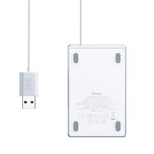 Бездротовий зарядний пристрій Baseus Card Ultra-thin з технологією Qi 15W MAX Білий