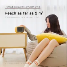 Тепловентилятор Baseus Warm Little White Fan Heater 500W Жовтий