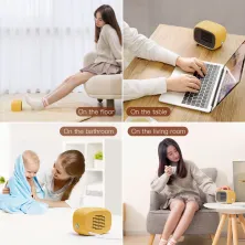 Тепловентилятор Baseus Warm Little White Fan Heater 500W Жовтий